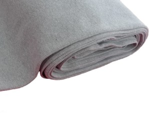 Ściągacz dresowy prążkowany 430g jasny szary melanż 