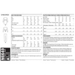 Sukienka sportowa, bluza, spodnie dresowe  - wykrój NEW LOOK N6649A