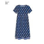 Damska bluzka lub top z leginsami  - wykrój NEW LOOK  N6533A