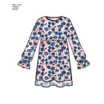 Damska bluzka lub top z leginsami  - wykrój NEW LOOK  N6533A