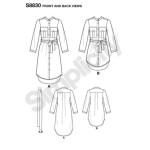 Koszulowa sukienka od Mimi G - wykrój SIMPLICITY 8830