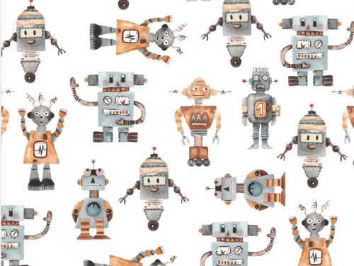 Tkanina 100% bawełna druk cyfrowy roboty