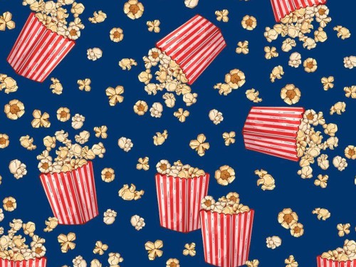 Dresówka z elastanem popcorn druk cyfrowy dzianina dresowa pętelka bawełna
