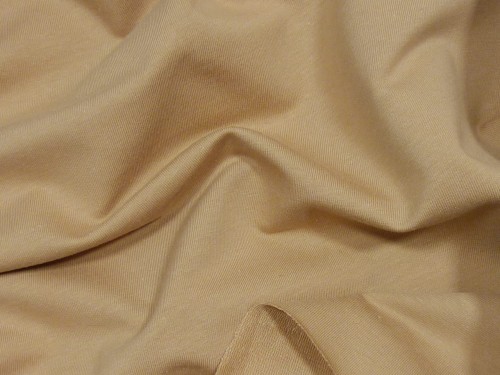 Dresówka z elastanem 250g orzechowa dzianina dresowa pętelka bawełna