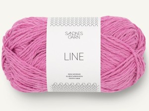 Włóczka Sandnes Garn  Line szokujący róż 4626