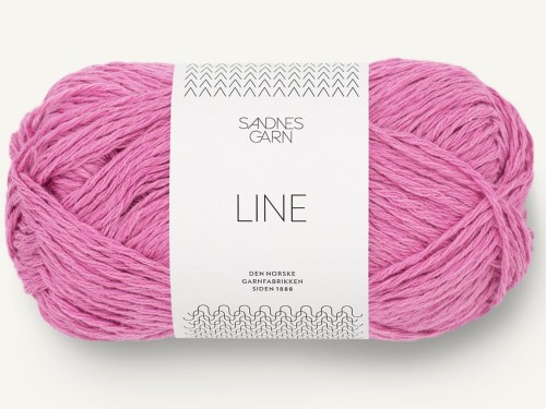 Włóczka Sandnes Garn  Line szokujący róż 4626