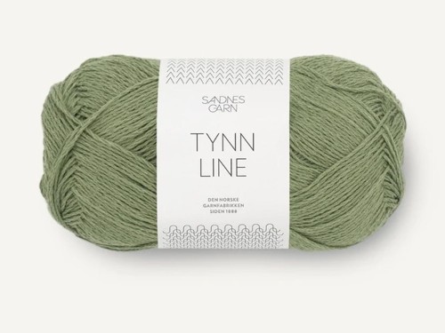 Włóczka Sandnes Garn Tynn  Line zielony oliwkowy 9062