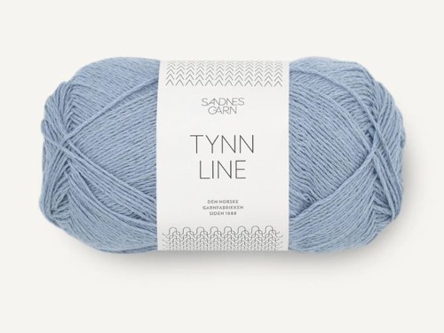 Włóczka Sandnes Garn Tynn  Line niebieska hortensja 6032