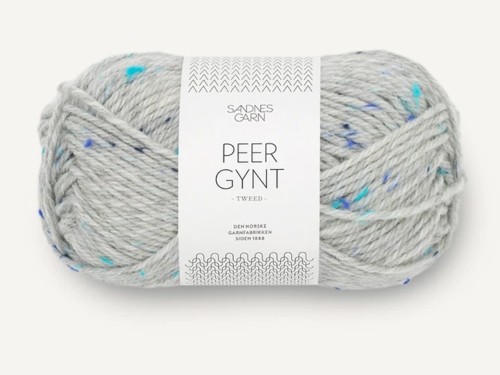 Włóczka Sandnes Garn Peer Gynt jasny szary tweed blue 1502