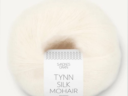 Włóczka Sandnes Garn Tynn Silk Mohair ecru 1012