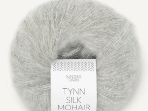 Włóczka Sandnes Garn Tynn Silk Mohair jasny szary 1022
