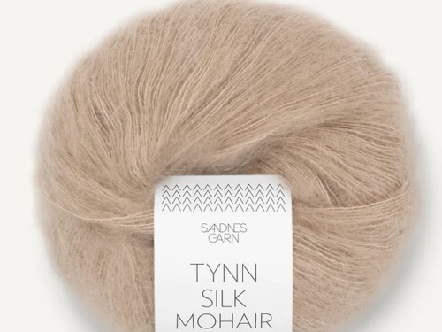 Włóczka Sandnes Garn Tynn Silk Mohair beż 3021
