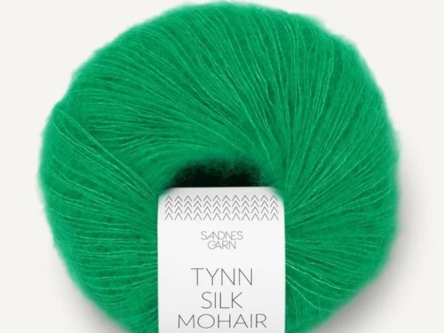 Włóczka Sandnes Garn Tynn Silk Mohair zielony jelly bean 8236