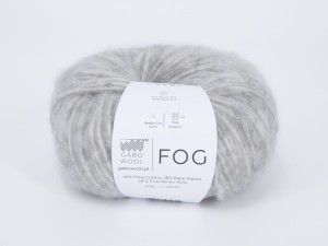 Włóczka Gabo Wool Fog  jasny szary 6546