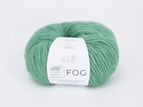 Włóczka Gabo Wool Fog  zielony 6908