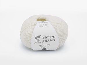 Włóczka Gabo Wool My Time Merino naturalna biel 100