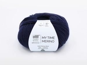 Włóczka Gabo Wool My Time Merino ciemny granat 938