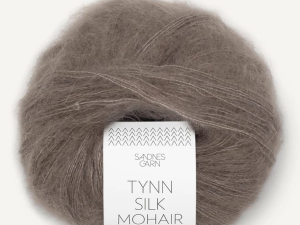 Włóczka Sandnes Garn Tynn Silk Mohair  brązowy żołądź 3161