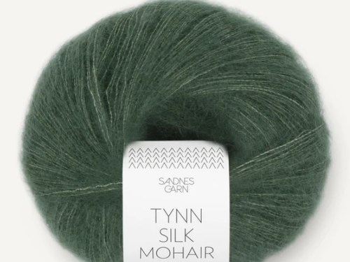 Włóczka Sandnes Garn Tynn Silk Mohair khaki 8581