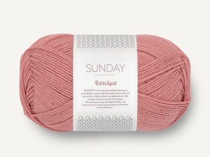 Włóczka Sandnes Garn Sunday by PetiteKnit truskawkowy jogurt 4313