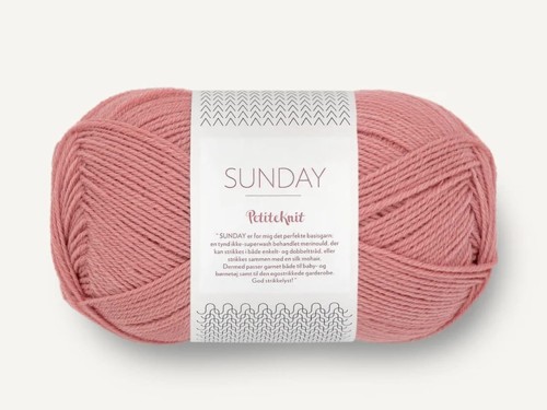 Włóczka Sandnes Garn Sunday by PetiteKnit truskawkowy jogurt 4313