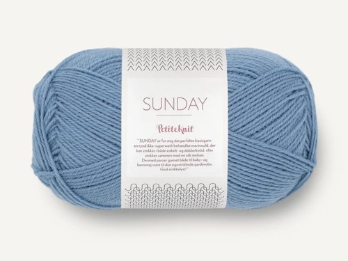 Włóczka Sandnes Garn Sunday by PetiteKnit niebieski 6043