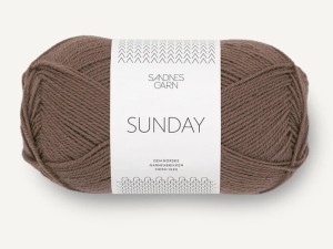Włóczka Sandnes Garn Sunday brązowy żołądź 3161