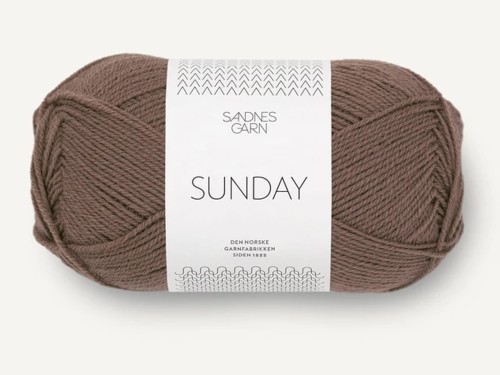 Włóczka Sandnes Garn Sunday brązowy żołądź 3161