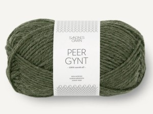 Włóczka Sandnes Garn Peer Gynt zielony ciemny melanż 9572