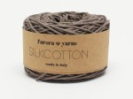 Włóczka Furora Yarns SILKCOTTON jedwab z bawełną czekolada