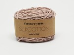Włóczka Furora Yarns SILKCOTTON jedwab z bawełną ciepły beż
