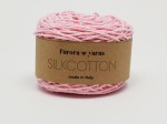 Włóczka Furora Yarns SILKCOTTON jedwab z bawełną  bubble gum
