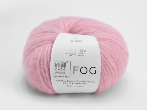 Włóczka Gabo Wool Fog  róż 6244