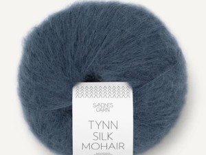 Włóczka Sandnes Garn Tynn Silk Mohair niebieska północ 6081