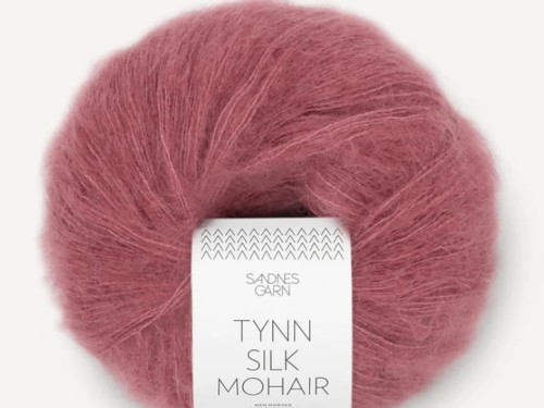 Włóczka Sandnes Garn Tynn Silk Mohair róża ciemna 4244