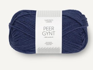 Włóczka Sandnes Garn Peer Gynt  niebieska północ 6364
