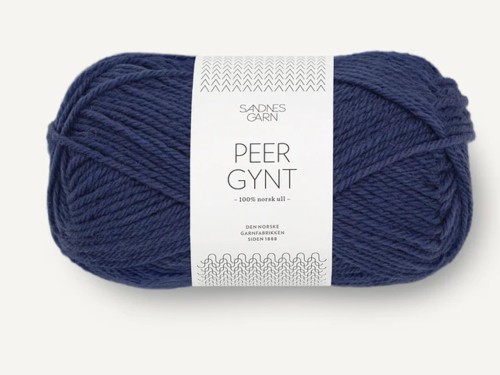 Włóczka Sandnes Garn Peer Gynt  niebieska północ 6364
