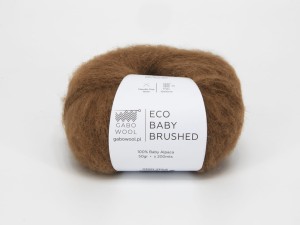 Włóczka Gabo Wool Eco Baby Brushed brąz 1301