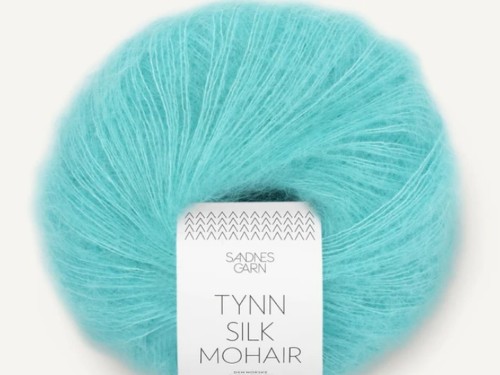 Włóczka Sandnes Garn Tynn Silk Mohair jasny turkus 7213