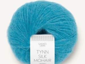 Włóczka Sandnes Garn Tynn Silk Mohair niebieski lazur 6315