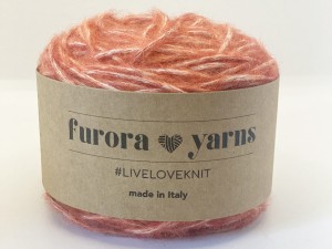 Włóczka Furora Yarns wełna z bawełną SURIMA orange