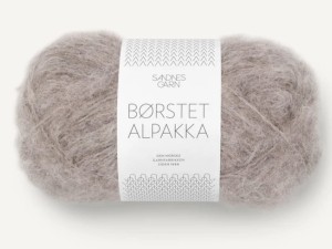 Włóczka Sandnes Garn Borstet Alpakka beżowy melanż 2650