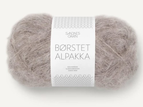 Włóczka Sandnes Garn Borstet Alpakka beżowy melanż 2650