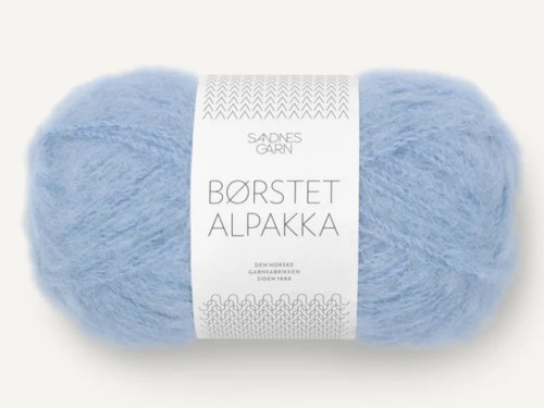 Włóczka Sandnes Garn Borstet Alpakka jasny niebieski 6003