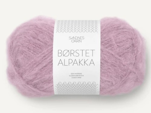 Włóczka Sandnes Garn Borstet Alpakka różowa lawenda 4632