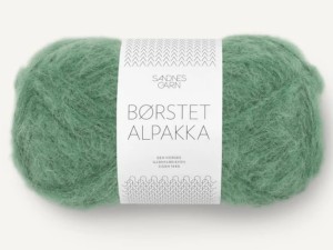 Włóczka Sandnes Garn Borstet Alpakka zielony  mirt 8062