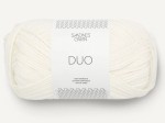 Włóczka Sandnes Garn DUO cotton merino biały 1002