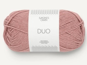Włóczka Sandnes Garn DUO cotton merino pudrowy róż 4032