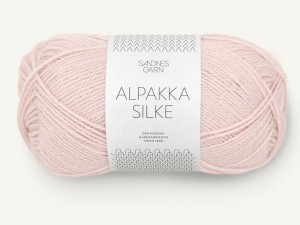 Włóczka Sandnes Garn Alpakka Silke różowy  pudrowy 3511