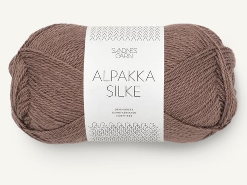Włóczka Sandnes Garn Alpakka Silke brązowy żołądź 3161